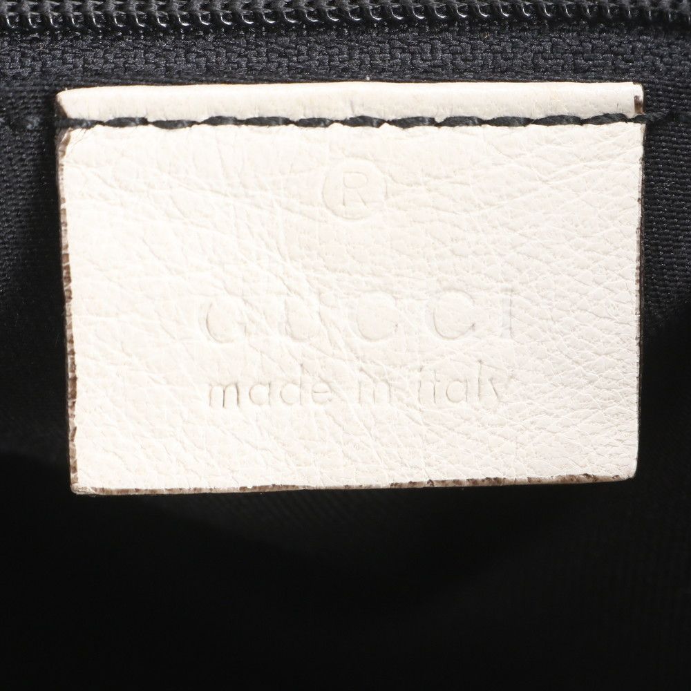 Gucci Abbey Leather Shoulder Bag Tote Hand — view 8