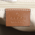 Gucci GG Canvas Leather Shoulder Bag Crossbody Tote — view 8
