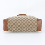 Gucci GG Canvas Leather Shoulder Bag Crossbody Tote — view 6