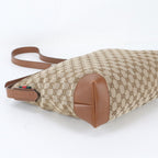 Gucci GG Canvas Leather Shoulder Bag Crossbody Tote — view 5