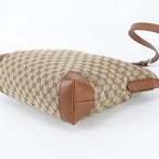 Gucci GG Canvas Leather Shoulder Bag Crossbody Tote — view 4