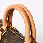 Louis Vuitton Speedy 25 Handbag Monogram Leather Brown Gold — view 6