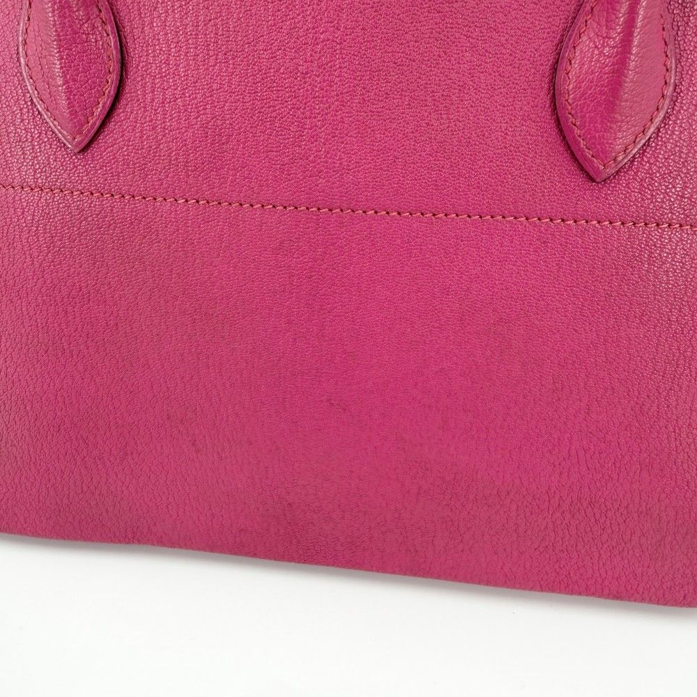 Hermes 2-Way Bolide 27 Shoulder Bag Crossbody Leather Pink Silver — view 8
