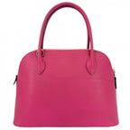 Hermes 2-Way Bolide 27 Shoulder Bag Crossbody Leather Pink Silver — view 2