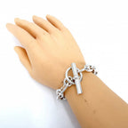 Hermes Bracelet Chaine D'ancre GM 16 Pieces 925 Sterling Silver — view 2