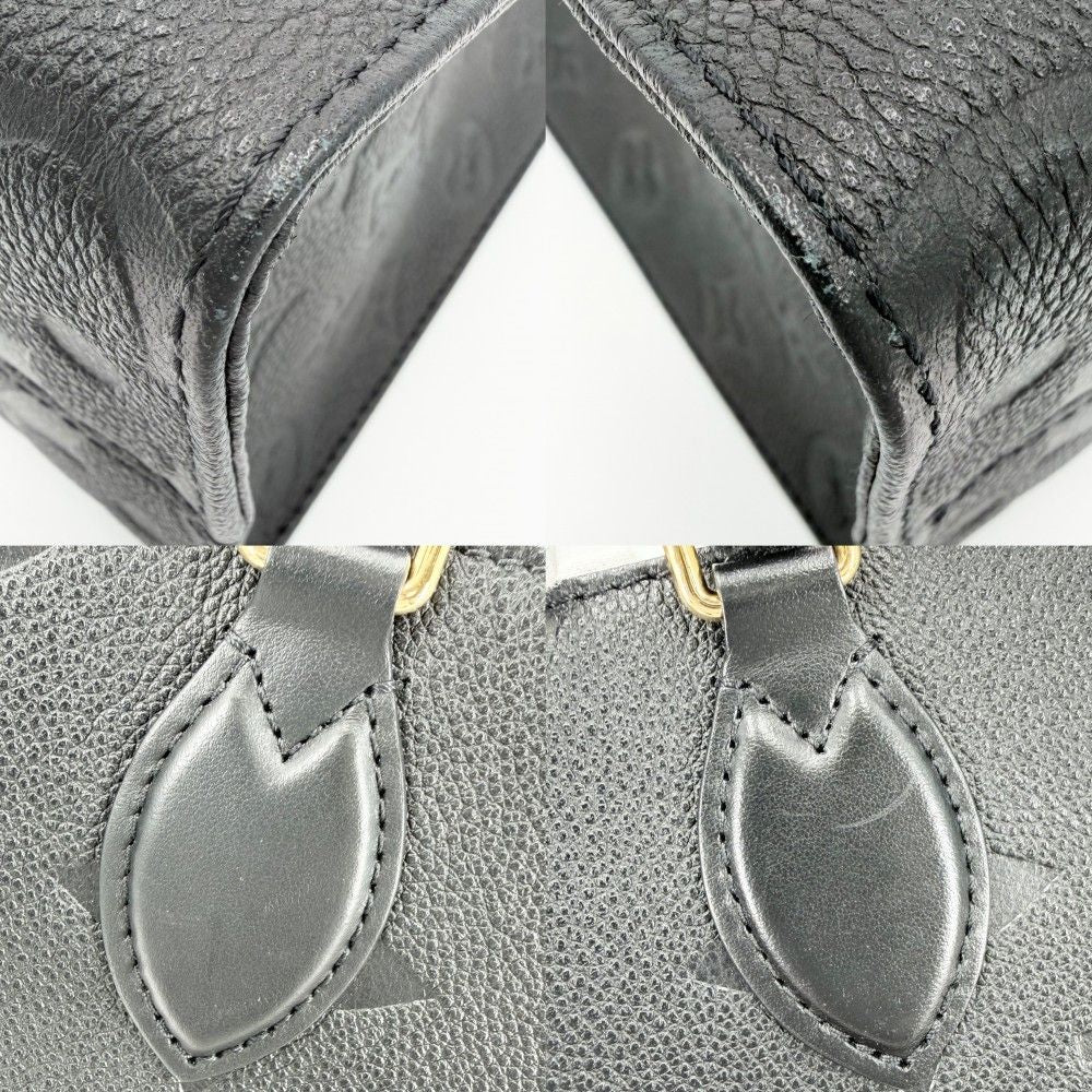 Louis Vuitton 2-Way On The Go PM Shoulder Bag Crossbody Noir Monogram Empreinte — view 7