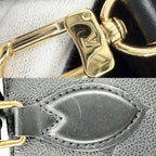 Louis Vuitton 2-Way On The Go PM Shoulder Bag Crossbody Noir Monogram Empreinte — view 6