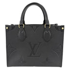 Louis Vuitton 2-Way On The Go PM Shoulder Bag Crossbody Noir Monogram Empreinte — view 2