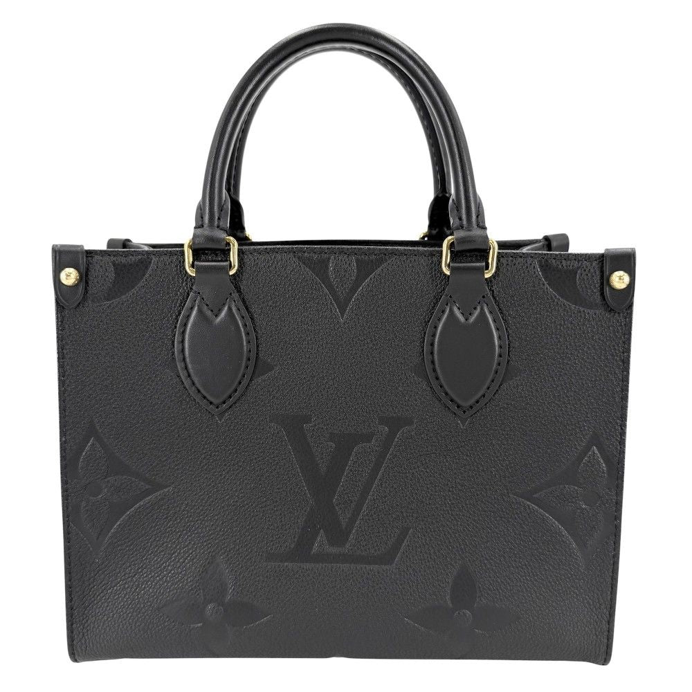 Louis Vuitton 2-Way On The Go PM Shoulder Bag Crossbody Noir Monogram Empreinte — view 2