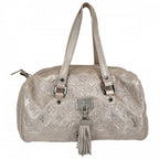 Gucci Louis Vuitton Handbag Monogram Guccissima Kometo Tote Metallic Light Pink
