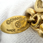 Chanel Necklace Round CC Logo Medal Chain Vintage Gold Plated — view 4