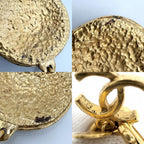 Chanel Necklace Round CC Logo Medal Chain Vintage Gold Plated — view 5
