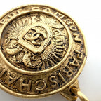 Chanel Necklace Round CC Logo Medal Chain Vintage Gold Plated — view 7