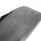 Chanel Pouch Camellia CC Logo Case Leather Black Silver — view 9