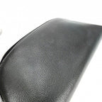 Chanel Pouch Camellia CC Logo Case Leather Black Silver — view 8