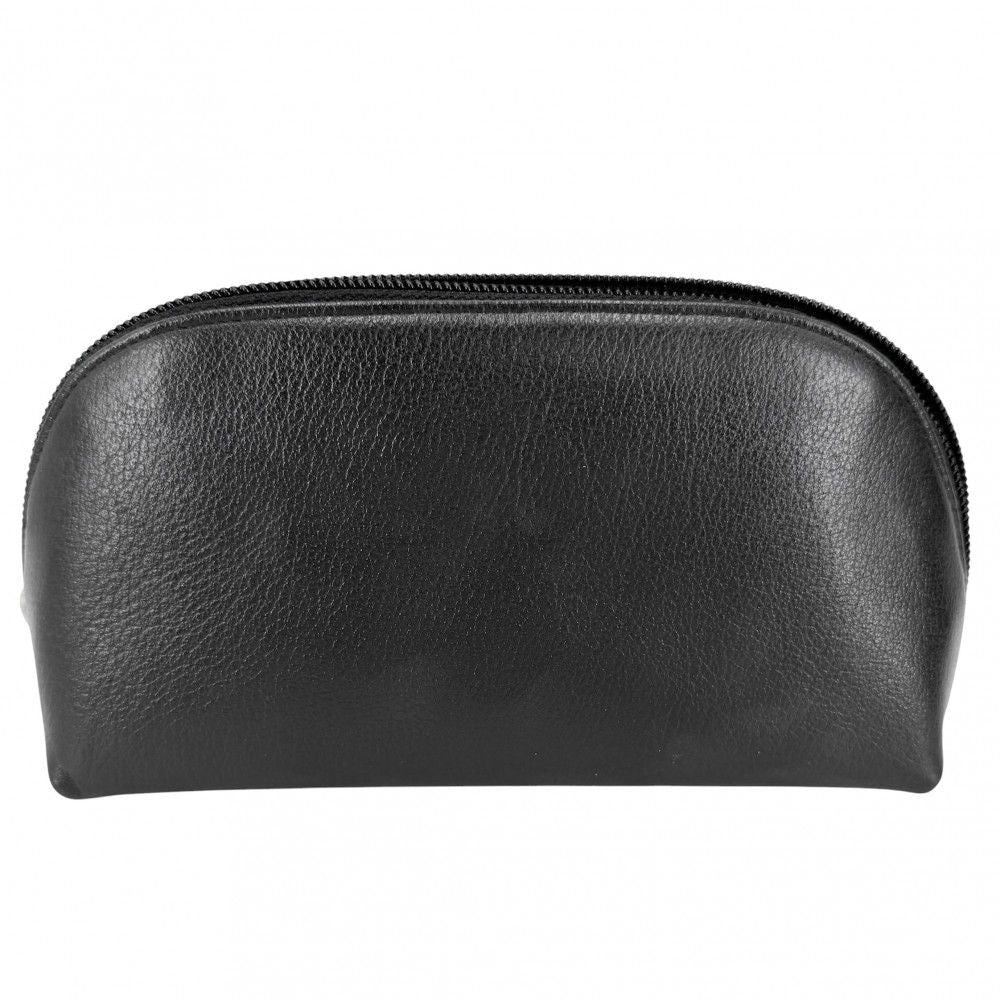 Chanel Pouch Camellia CC Logo Case Leather Black Silver — view 2