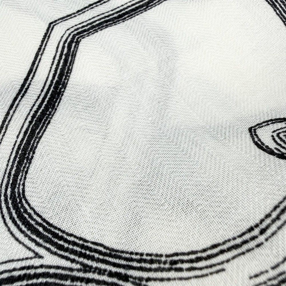 Hermes Shawl Carre Geant L'effet Kaleidoscope Scarf Large Effect 140 Cashmere — view 9