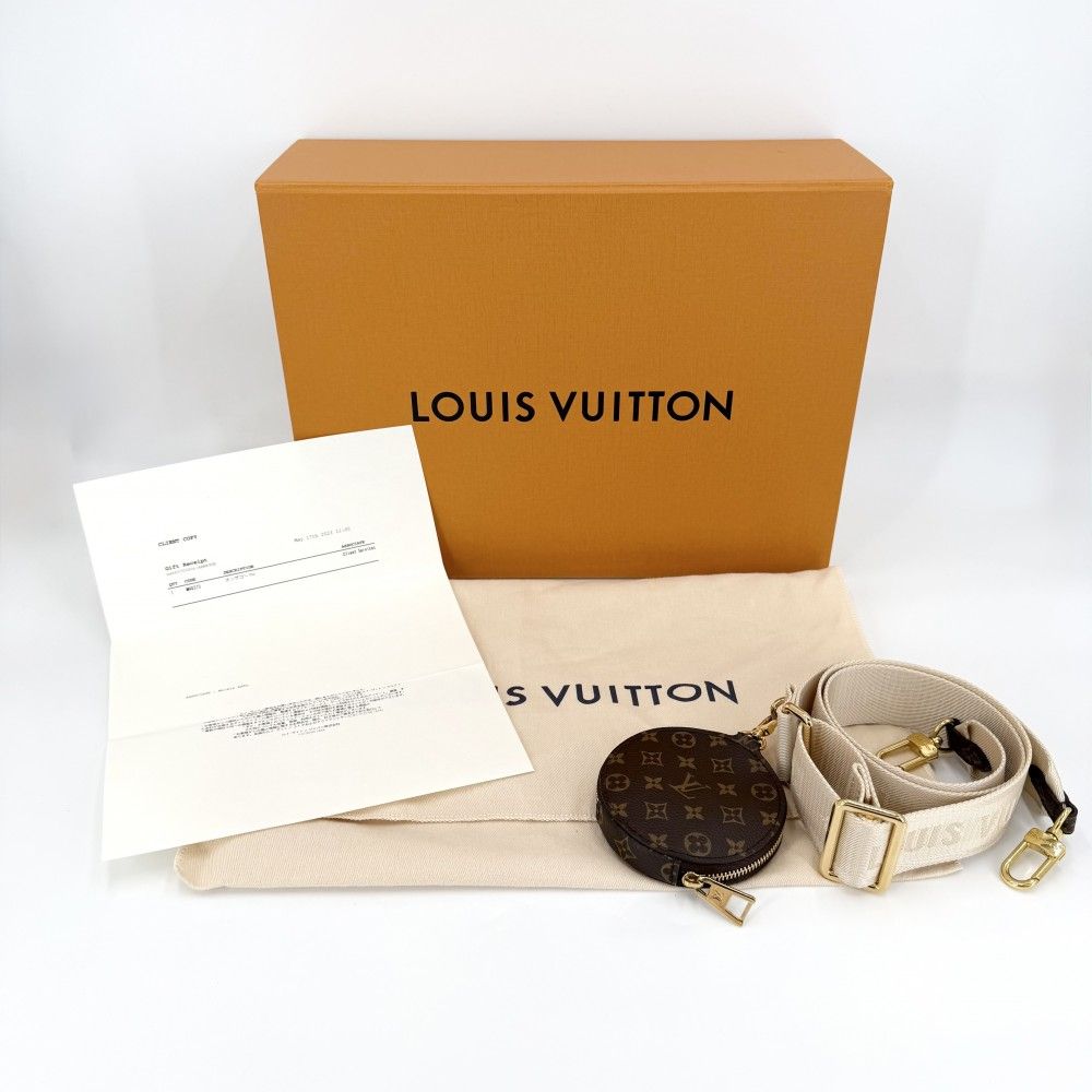 Louis Vuitton 2-Way Monogram Reverse On The Go PM Shoulder Bag Brown Gold — view 7