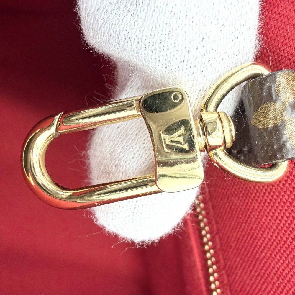 Louis Vuitton 2-Way Monogram Reverse On The Go PM Shoulder Bag Brown Gold — view 5
