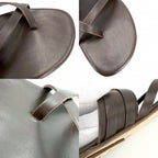 Hermes Sandals Flat Shoes 41.5 Leather Brown Gold Spring Summer — view 6