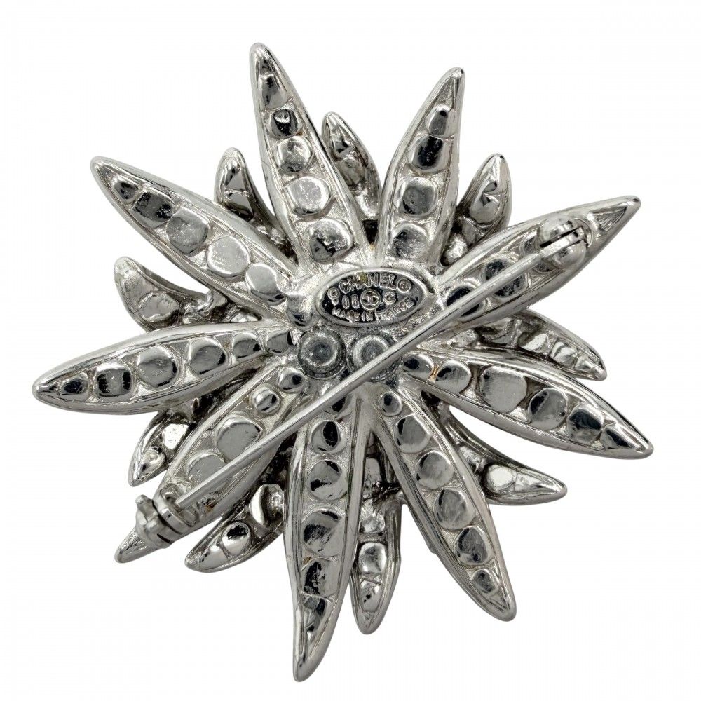 Chanel Brooch CC Logo Rhinestone 06c — view 2
