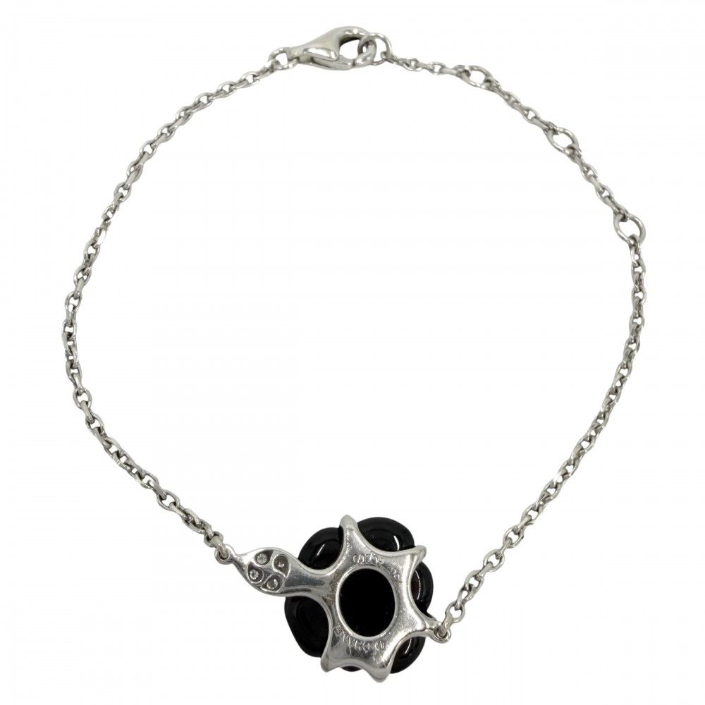 Chanel Bracelet Camellia Collection Chain Star 18k WG 750 White Gold Diamond — view 2