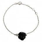 Chanel Bracelet Camellia Collection Chain Star 18k WG 750 White Gold Diamond