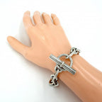 Hermes Bracelet Chaine D'ancre MM 15 Pieces Silver 925 Sterling — view 2