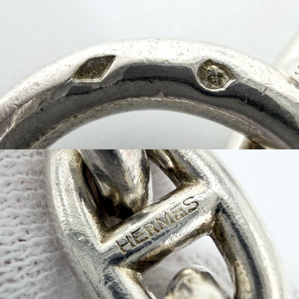 Hermes Bracelet Chaine D'ancre MM 15 Pieces Silver 925 Sterling — view 3