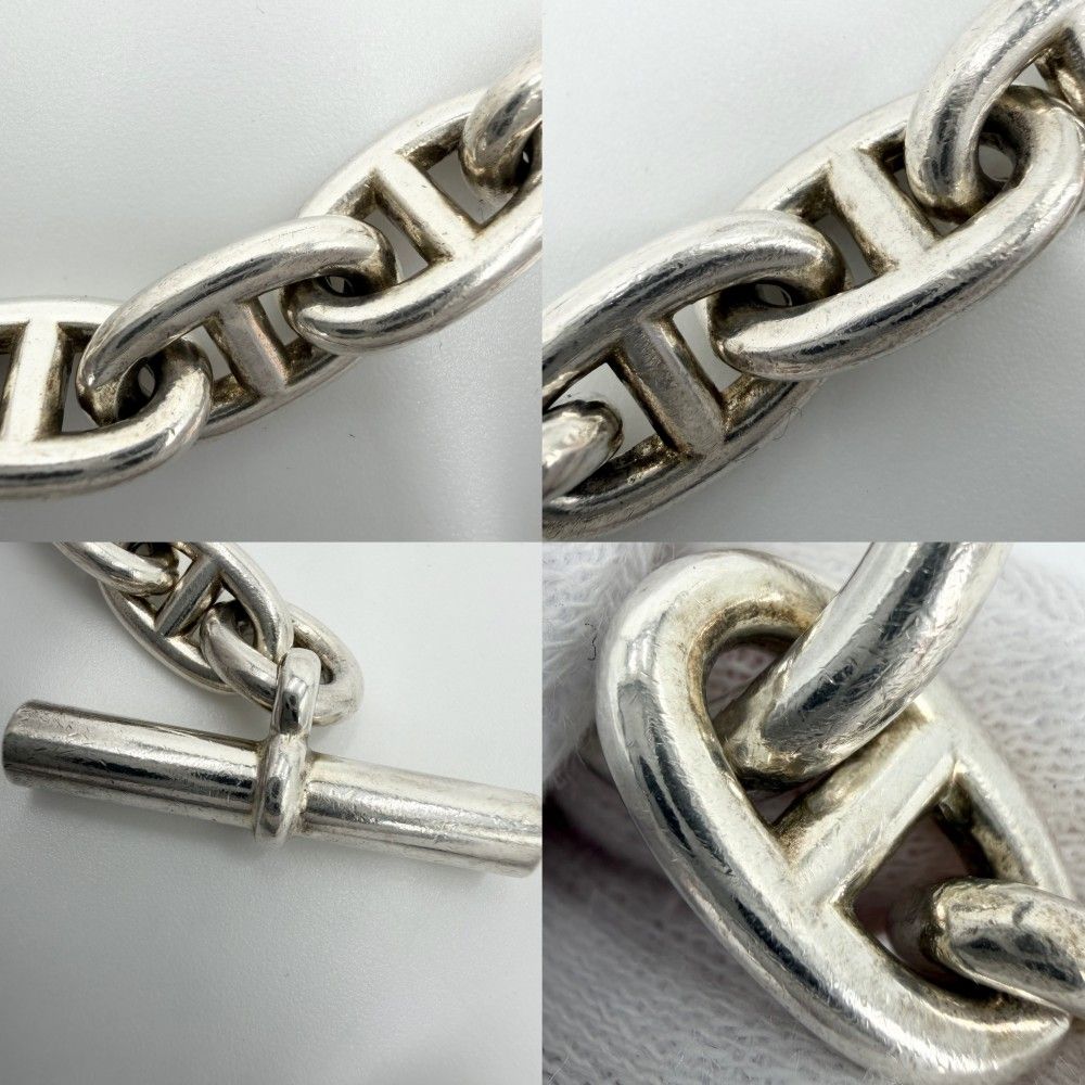 Hermes Bracelet Chaine D'ancre MM 15 Pieces Silver 925 Sterling — view 4
