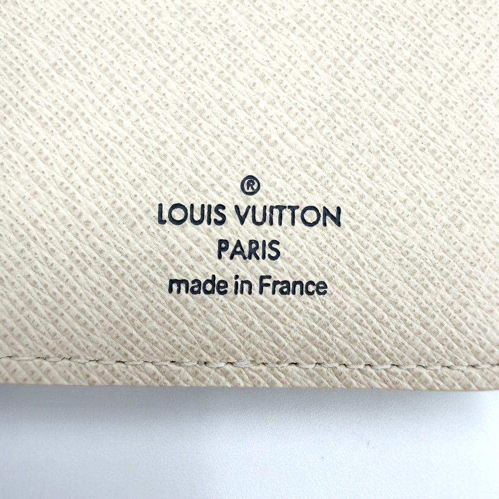 Louis Vuitton Card Case Damier Azur Organizer de Poche Business Holder White — view 4