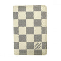 Louis Vuitton Card Case Damier Azur Organizer de Poche Business Holder White