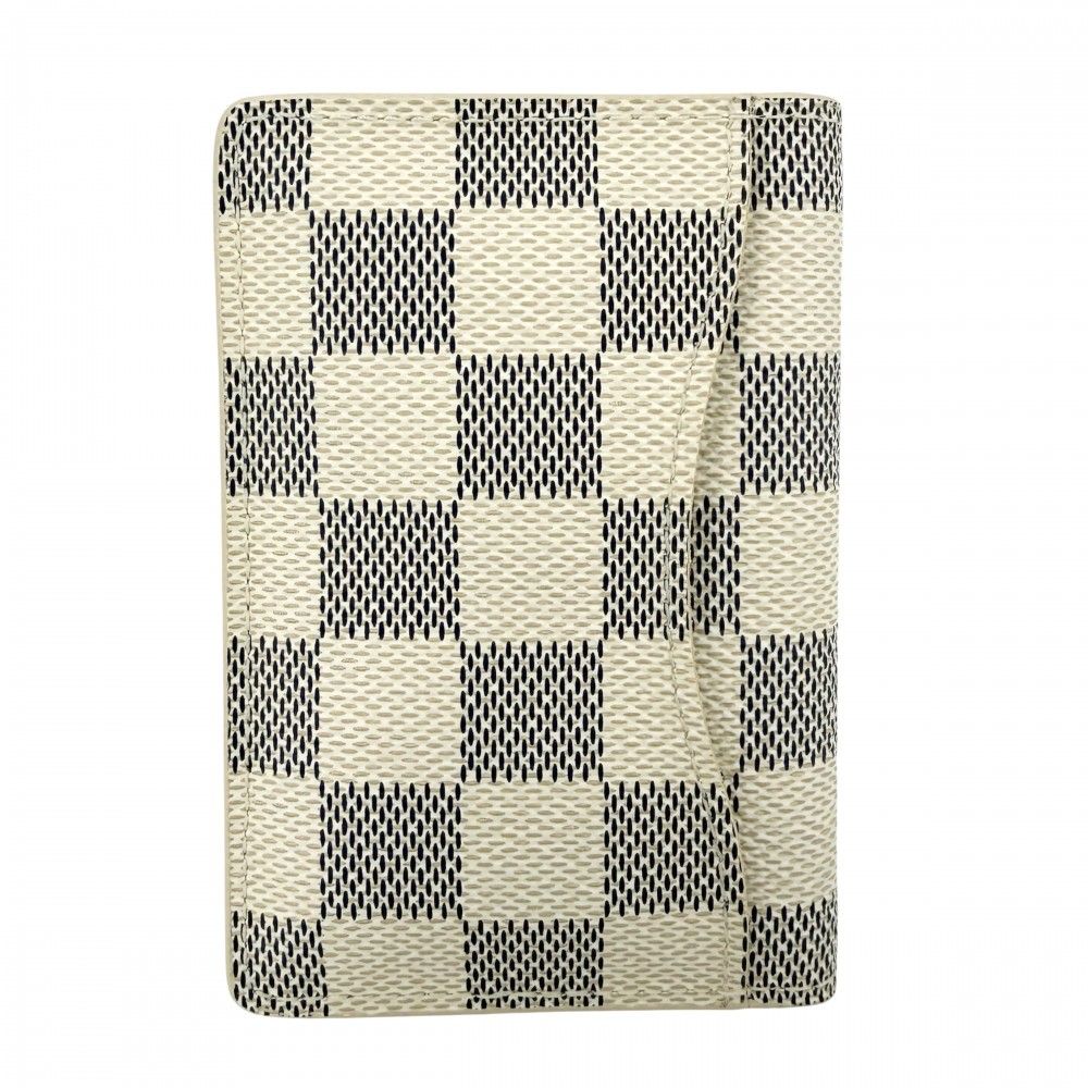 Louis Vuitton Card Case Damier Azur Organizer de Poche Business Holder White — view 2