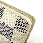 Louis Vuitton Card Case Damier Azur Organizer de Poche Business Holder White — view 5