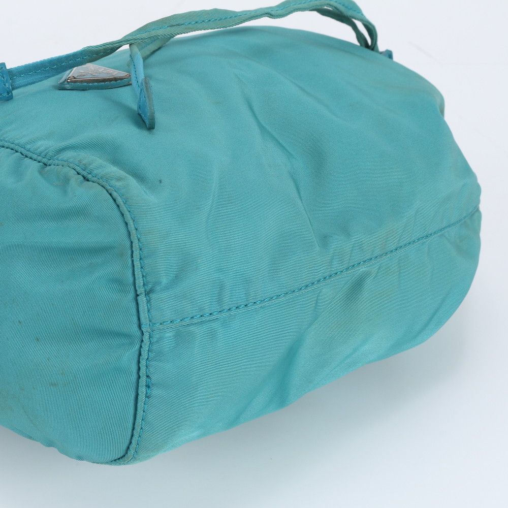 Prada Tessuto Nylon Triangle Logo Drawstring Pouch — view 3