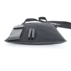 Gucci 019 Leather Shoulder Bag Crossbody Messenger Business Tote Black — view 5