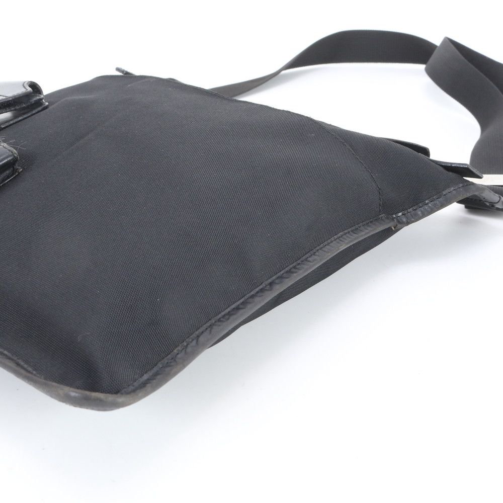 Gucci 019 Leather Shoulder Bag Crossbody Messenger Business Tote Black — view 4
