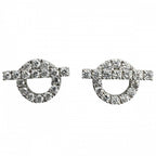 Hermes Earrings Finesse 18k WG White Gold Diamond