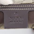 Gucci GG Supreme Leather Shoulder Bag Crossbody Messenger Business Brown — view 8