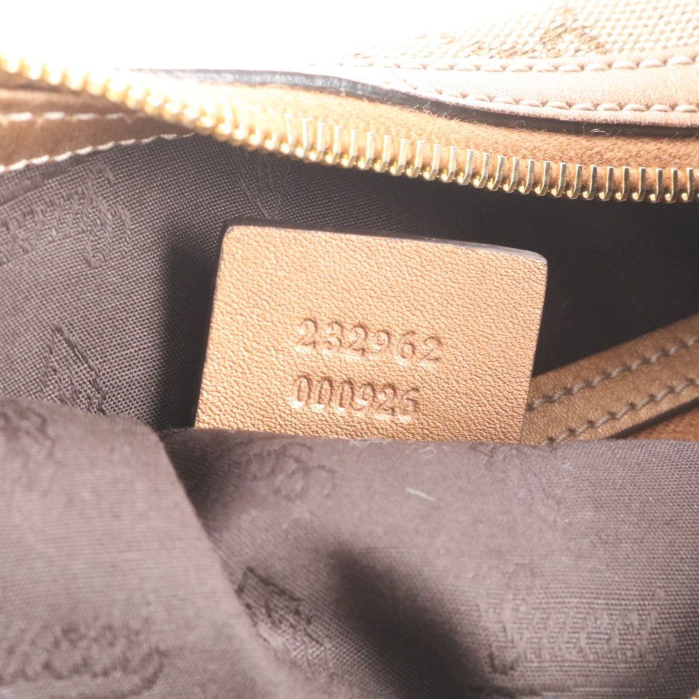 Gucci GG Twins Leather Shoulder Bag Tote — view 9