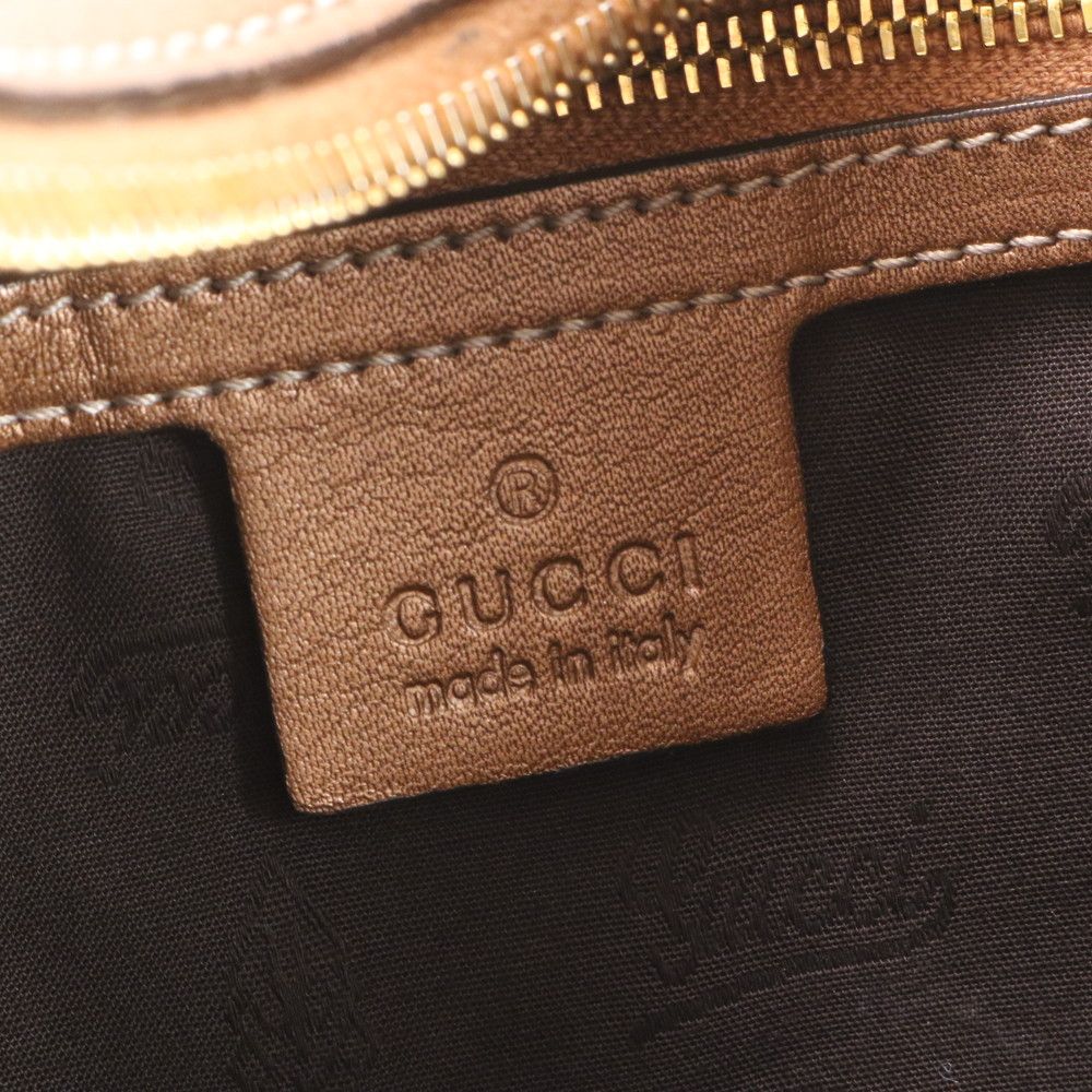 Gucci GG Twins Leather Shoulder Bag Tote — view 8