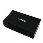 Chanel Coin Case Card CC Logo Purse Leather Red Navy Silver — view 8