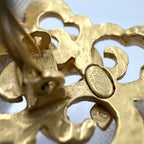 Chanel Earrings CC Logo Vintage Gold Plated — view 7