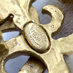 Chanel Earrings CC Logo Vintage Gold Plated — view 4