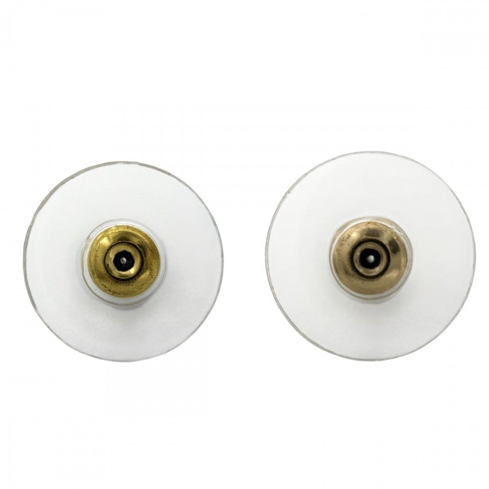 Chanel Earrings CC Logo Swing Star Rhinestone Faux Pearl 24c Gold — view 4