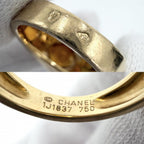 Chanel Ring 18k YG Gold Citrine Yellow — view 3