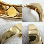 Chanel Ring 18k YG Gold Citrine Yellow — view 6