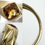 Chanel Ring 18k YG Gold Citrine Yellow — view 5