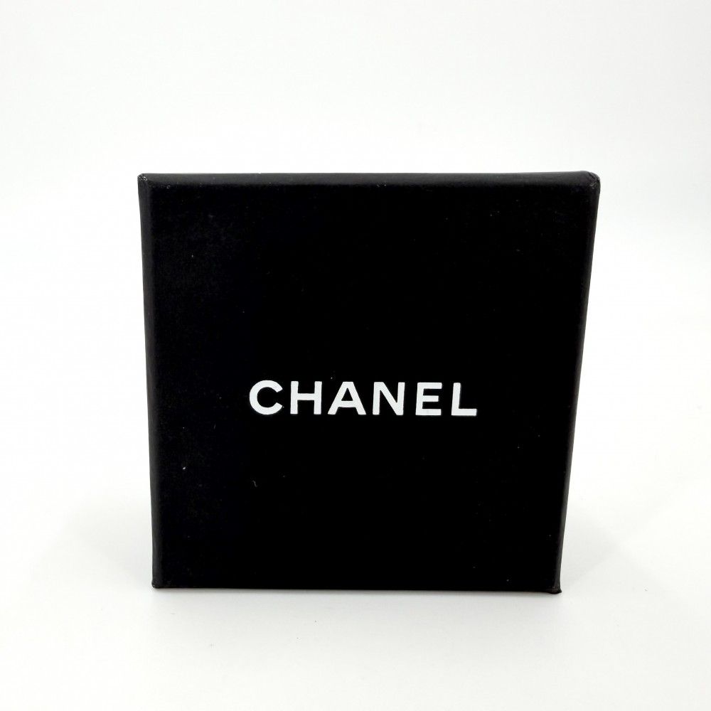 Chanel Earrings CC Logo Swing Rhinestone Faux Pearl Gold — view 8