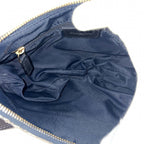 Dior Shoulder Bag Trotter Canvas Leather Navy Gold — view 4